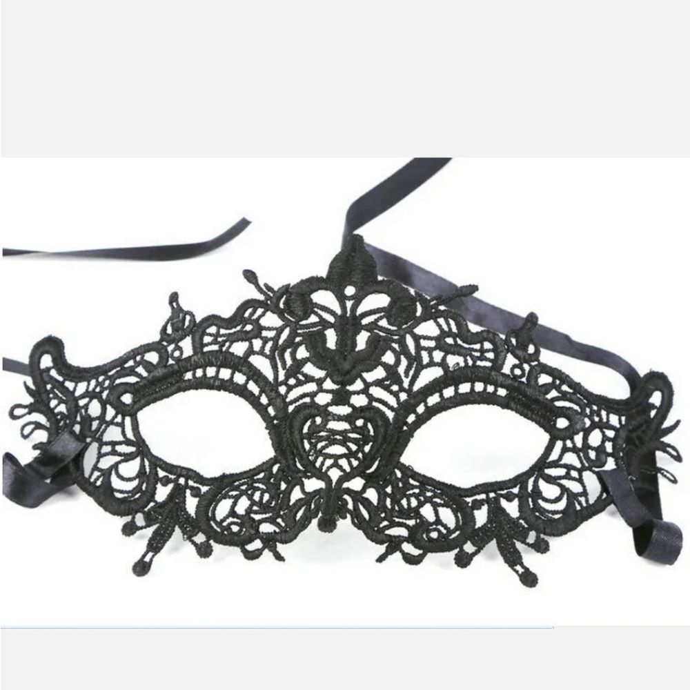 Sexy Women Lady Girl Black Lace Eye Mask for Halloween Masquerade Party US
